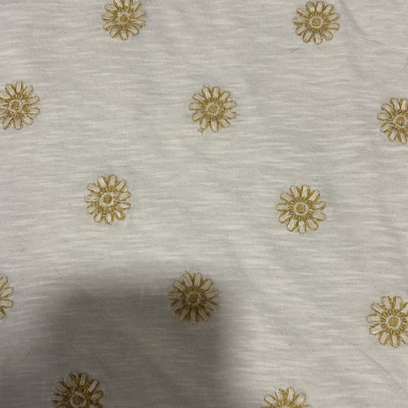 Lucky Brand Daisy Embroidered T-Shirt - Picture 2 of 11
